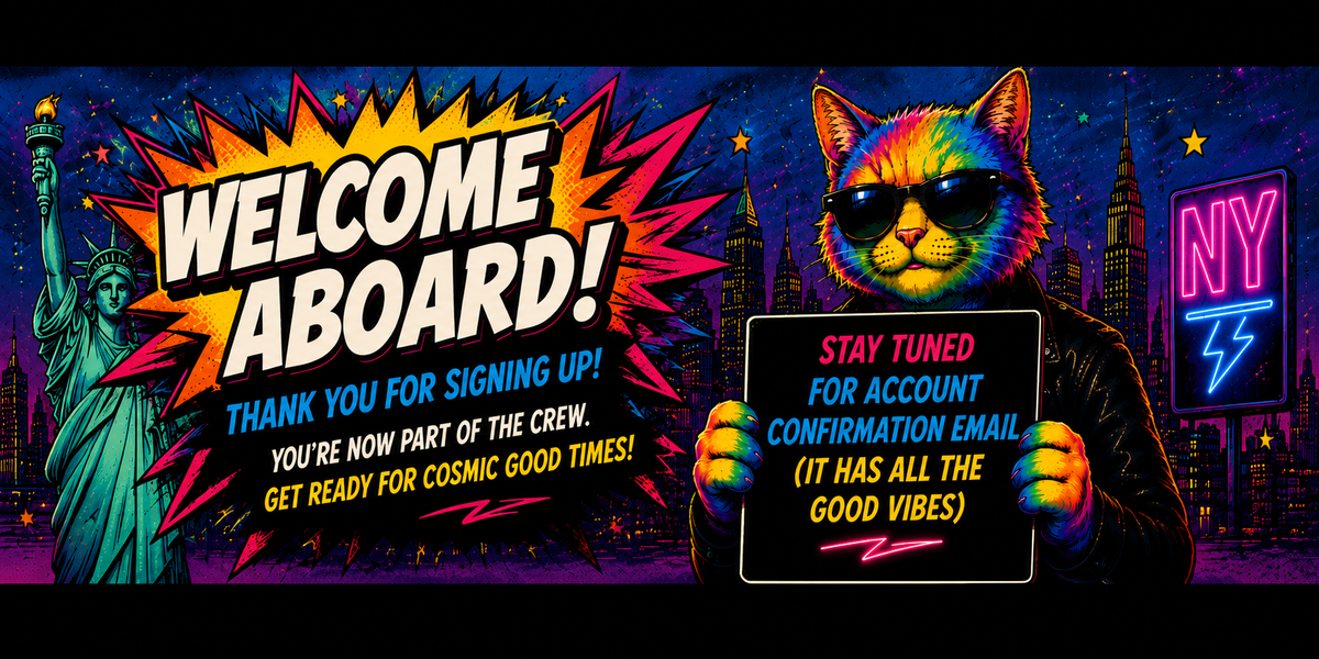 Welcome aboard!